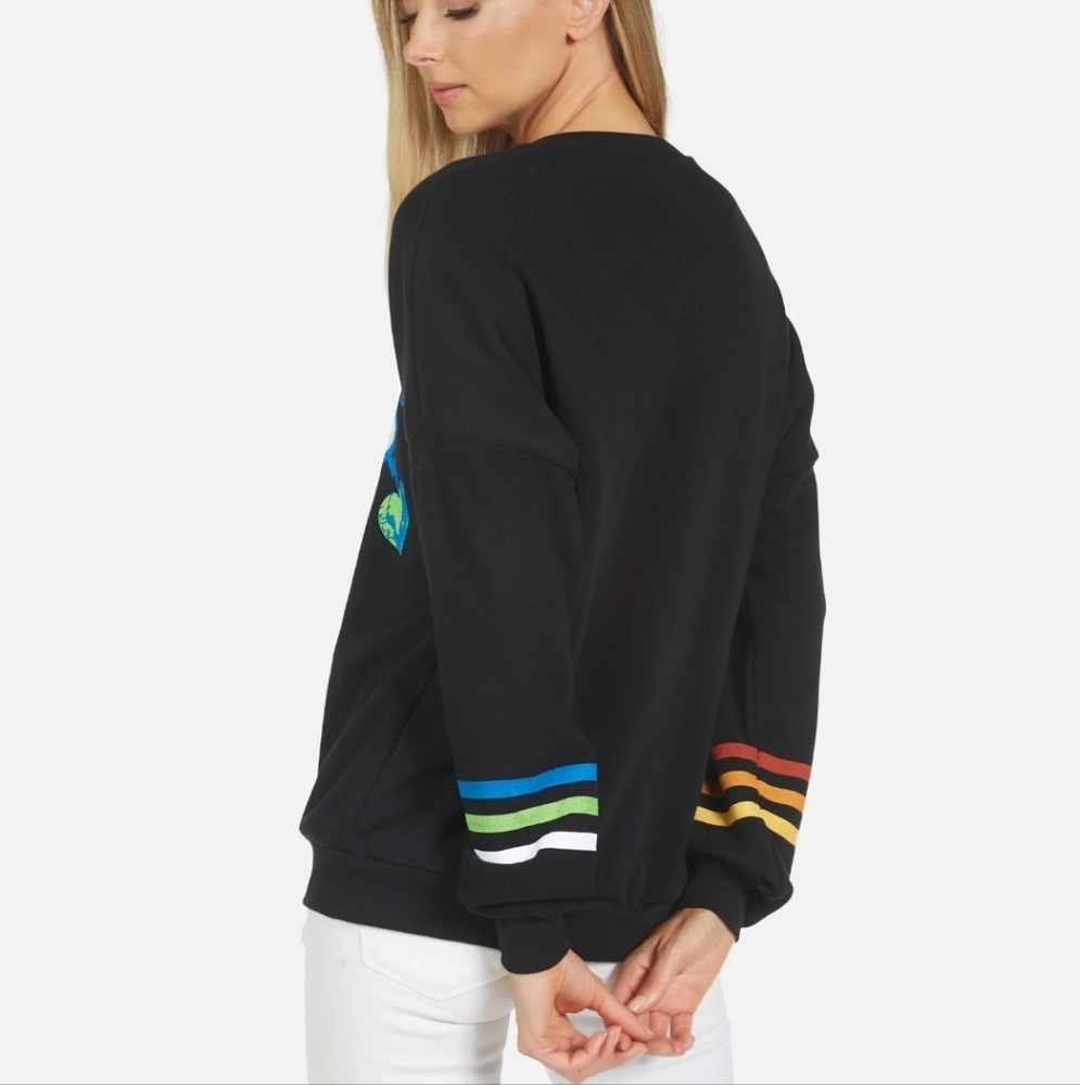Lauren Moshi Sierra World Eye Love sweatshirt - Picture 6 of 14